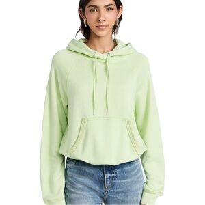 NWT ULLA JOHNSON Iggy Hooded Sweatshirt Pistachio Size P S